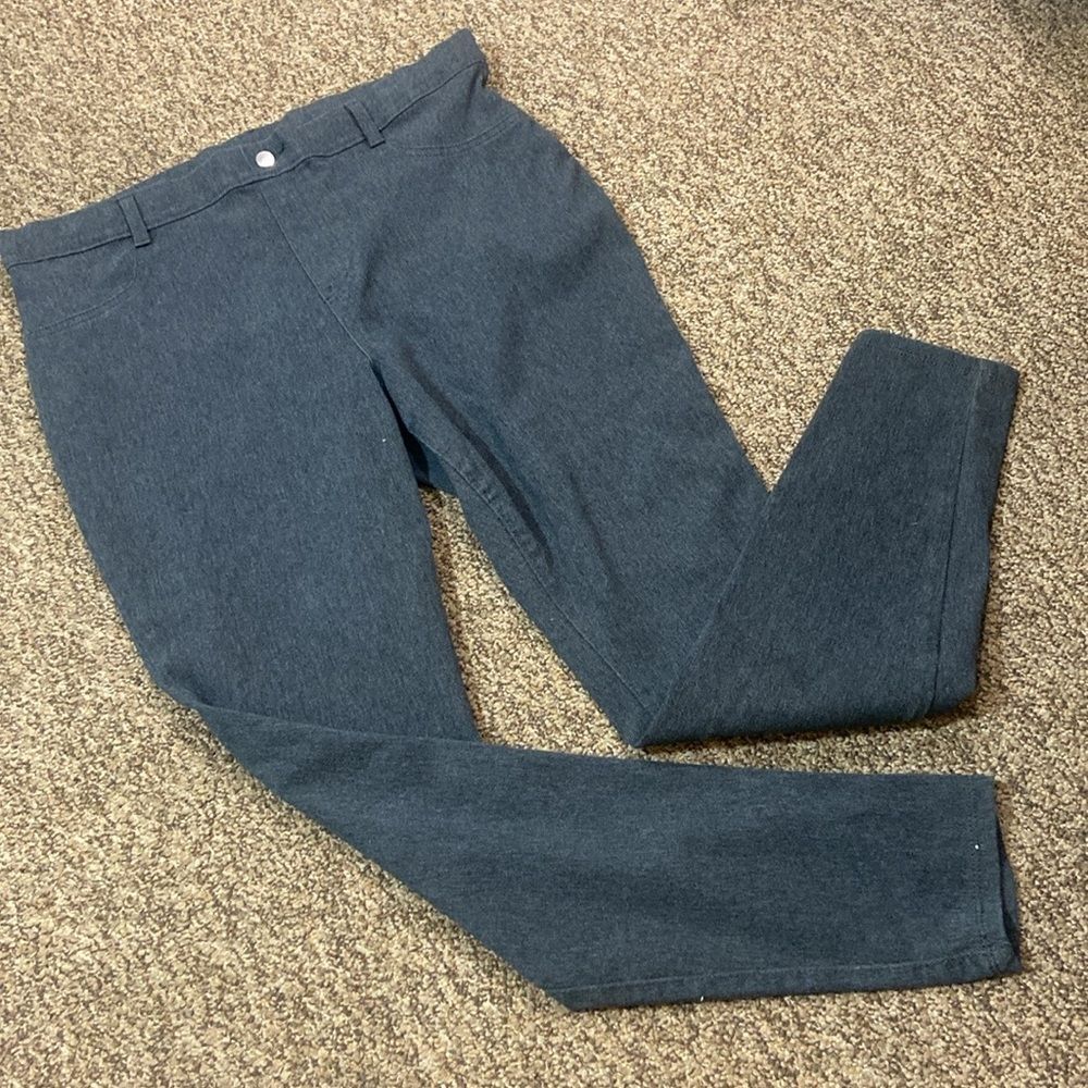 Time and Tru Women’s Dar Gray Pants Size XL (16-18) - Picture 3 of 14